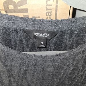 Simply Vera Vera Wang Black Sweater